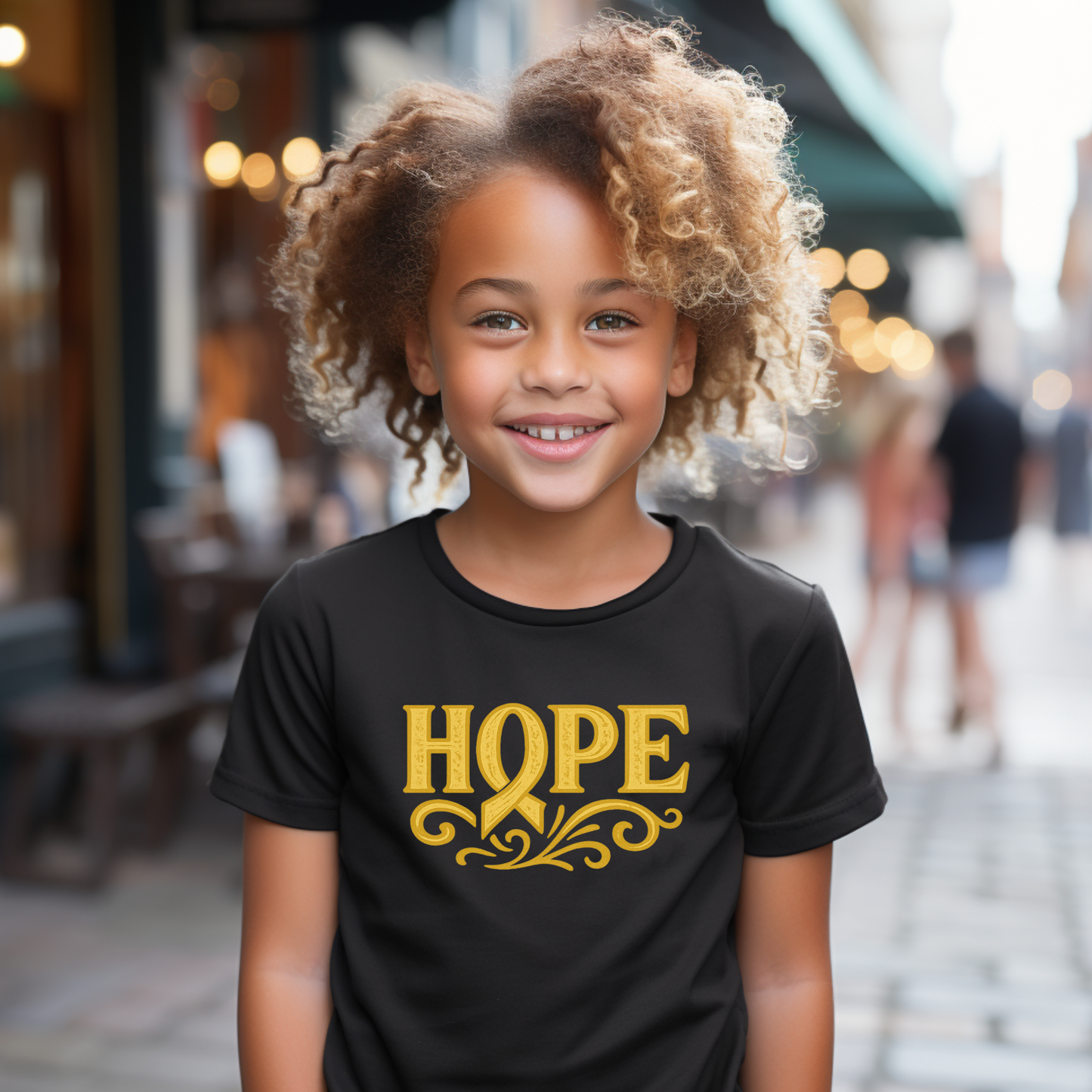 HOPE Childhood Cancer Awareness T-Shirt - YOUTH