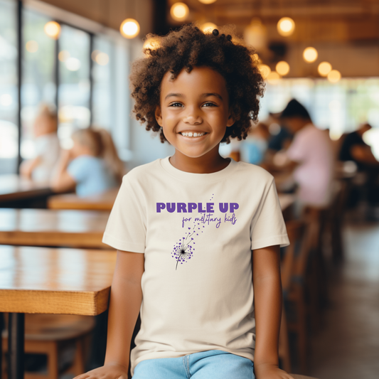 Purple Up Dandelion | MOTMC | Youth | Military | Month of the Military Child