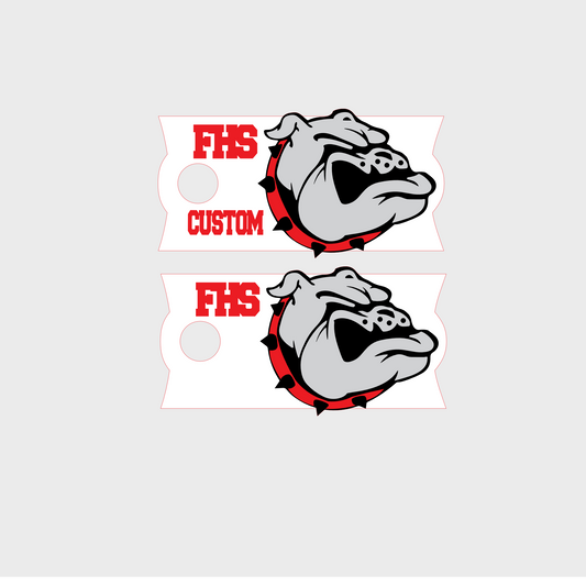 Fontainebleau High School Cup Topper | Dawgs | Bulldogs | Cup Topper | Quencher H2.0 (Design concept)