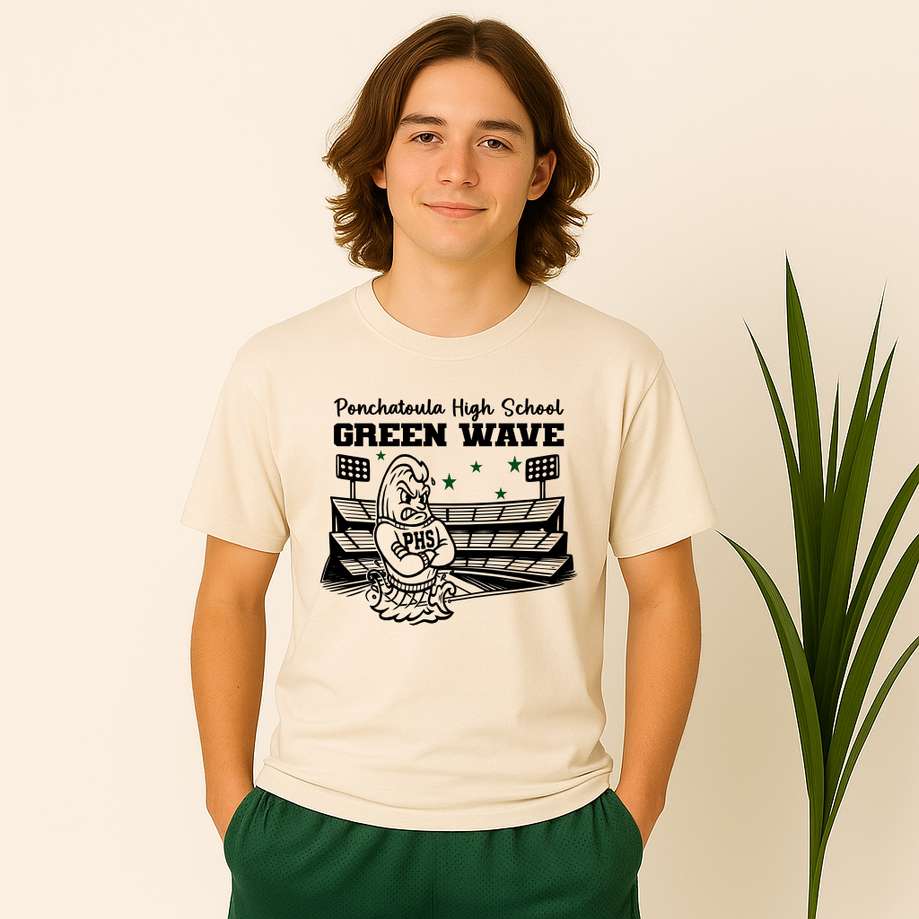Ponchatoula High Friday Night Lights Green Wave Shirt