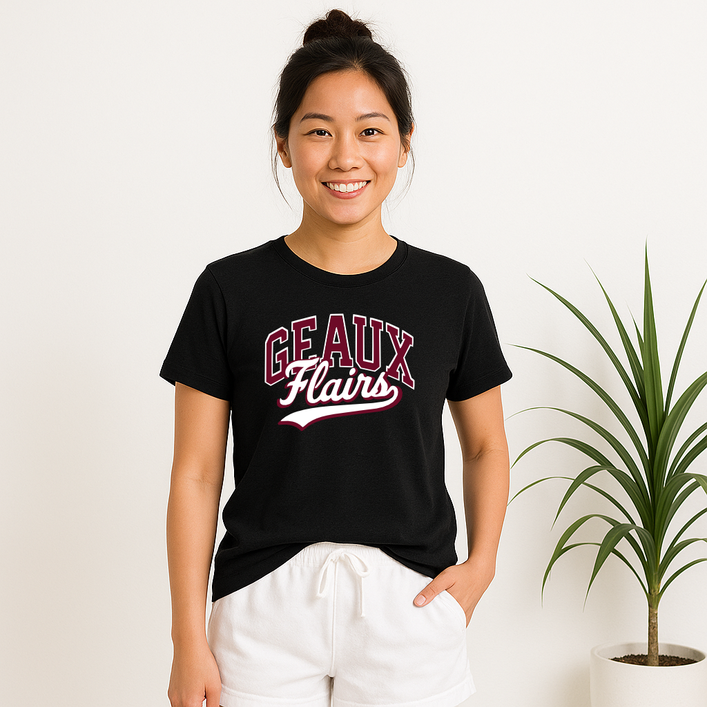 Northshore Flairs Geaux Flairs Gymnastics T-Shirt