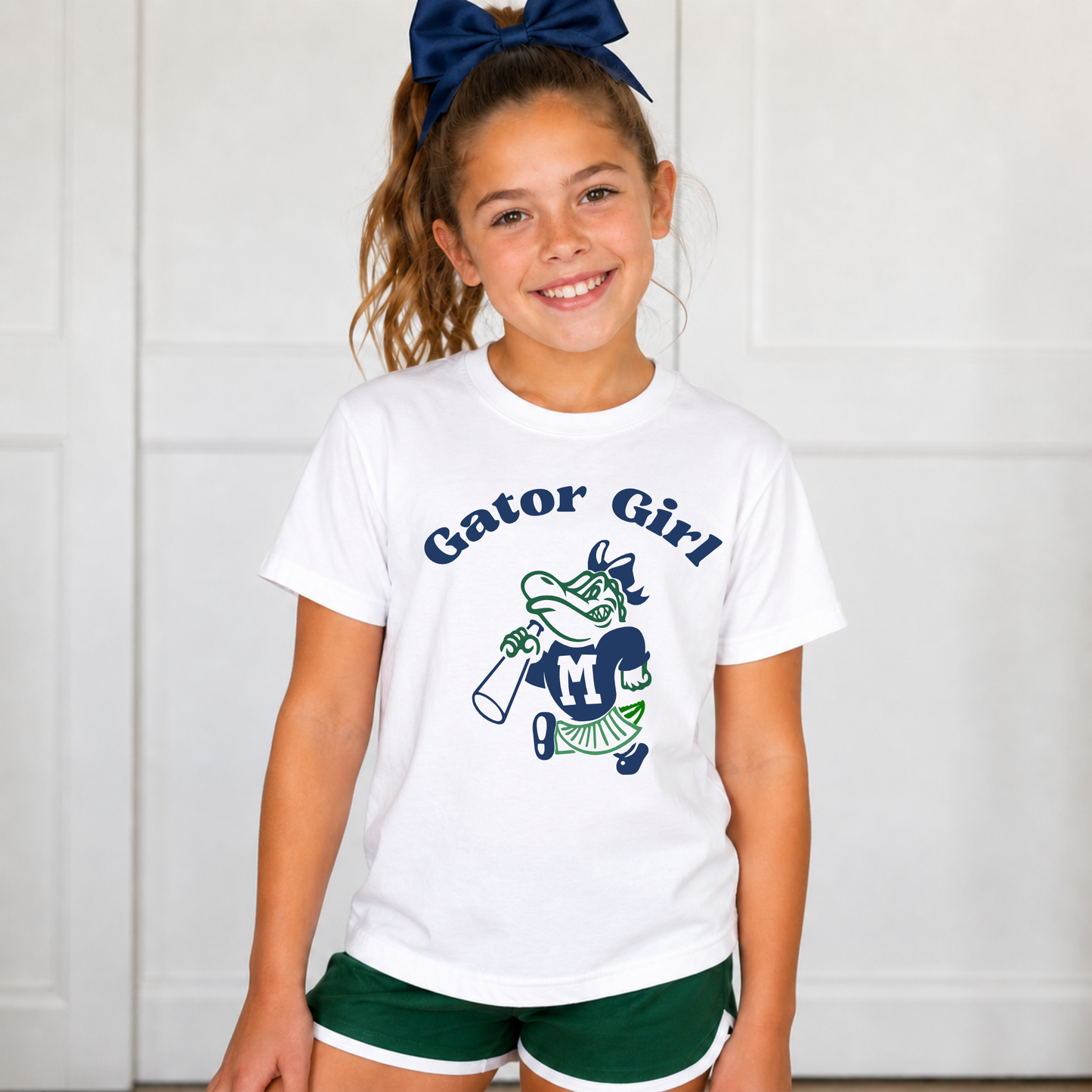 Madisonville Gator Girl cheer spirit T-shirt
