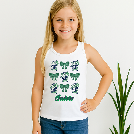 Gators Coquette Bow Tank - Male Logo