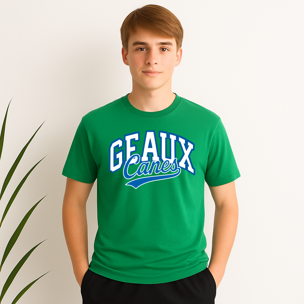 Geaux Canes varsity T-shirt
