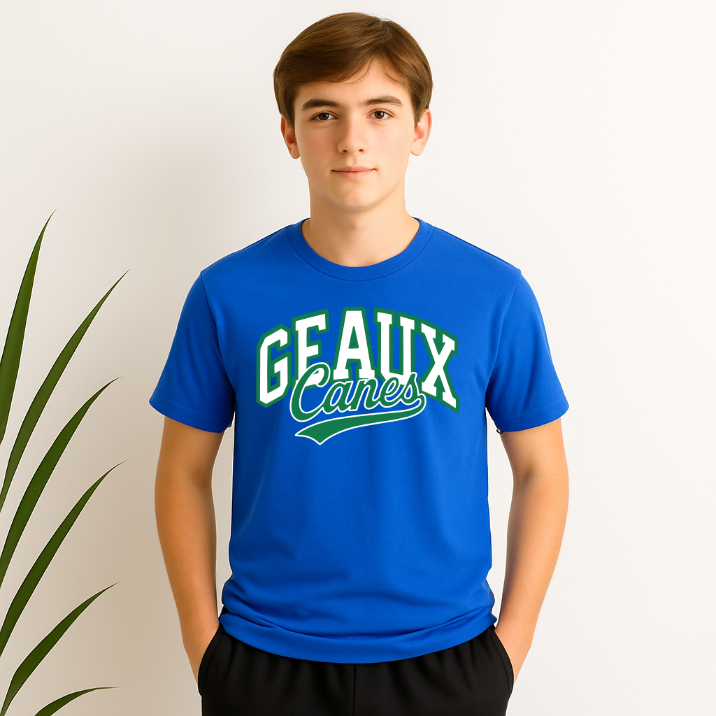 Green Fontainebleau Jr High spirit tee