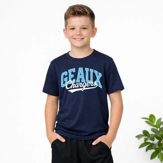 Youth Geaux Chargers - Covington Chargers T-shirt