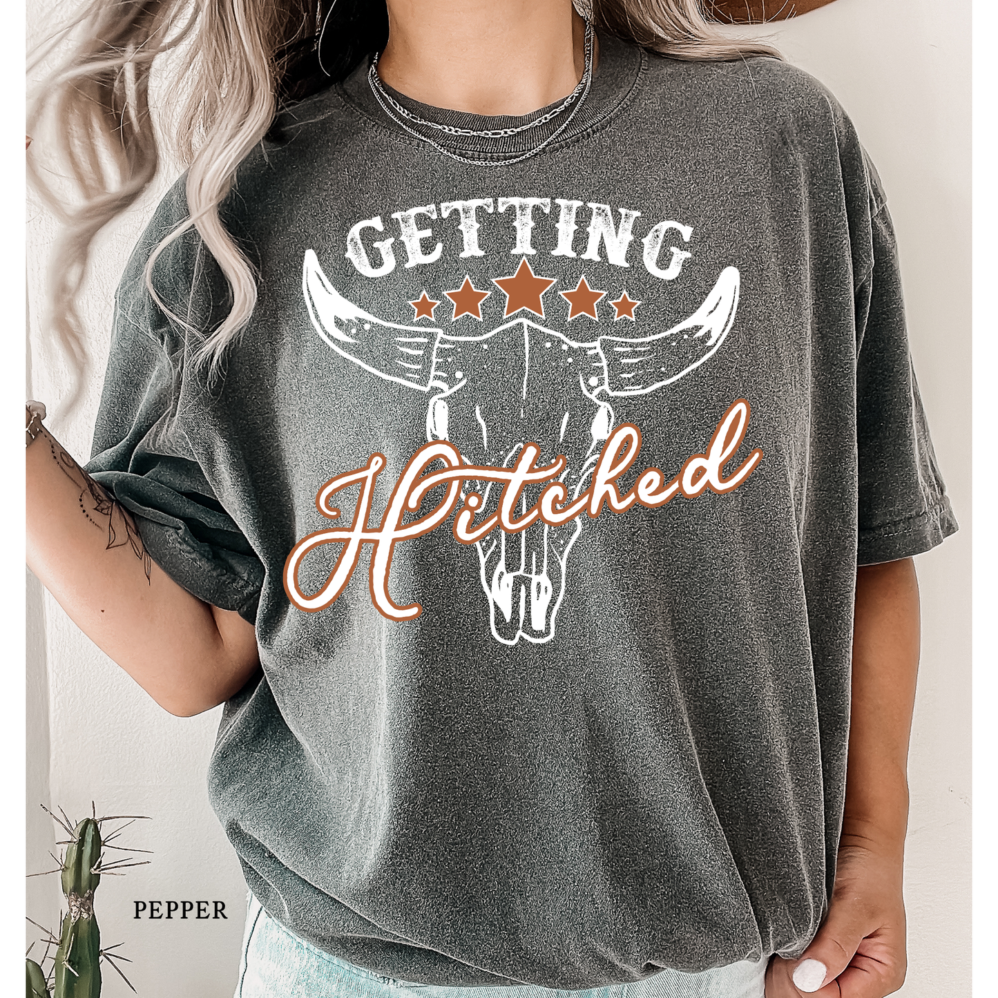 Getting Hitched | Bridal Party | Bachelorette Party | Comfort Color Short Sleeve Graphic Tees