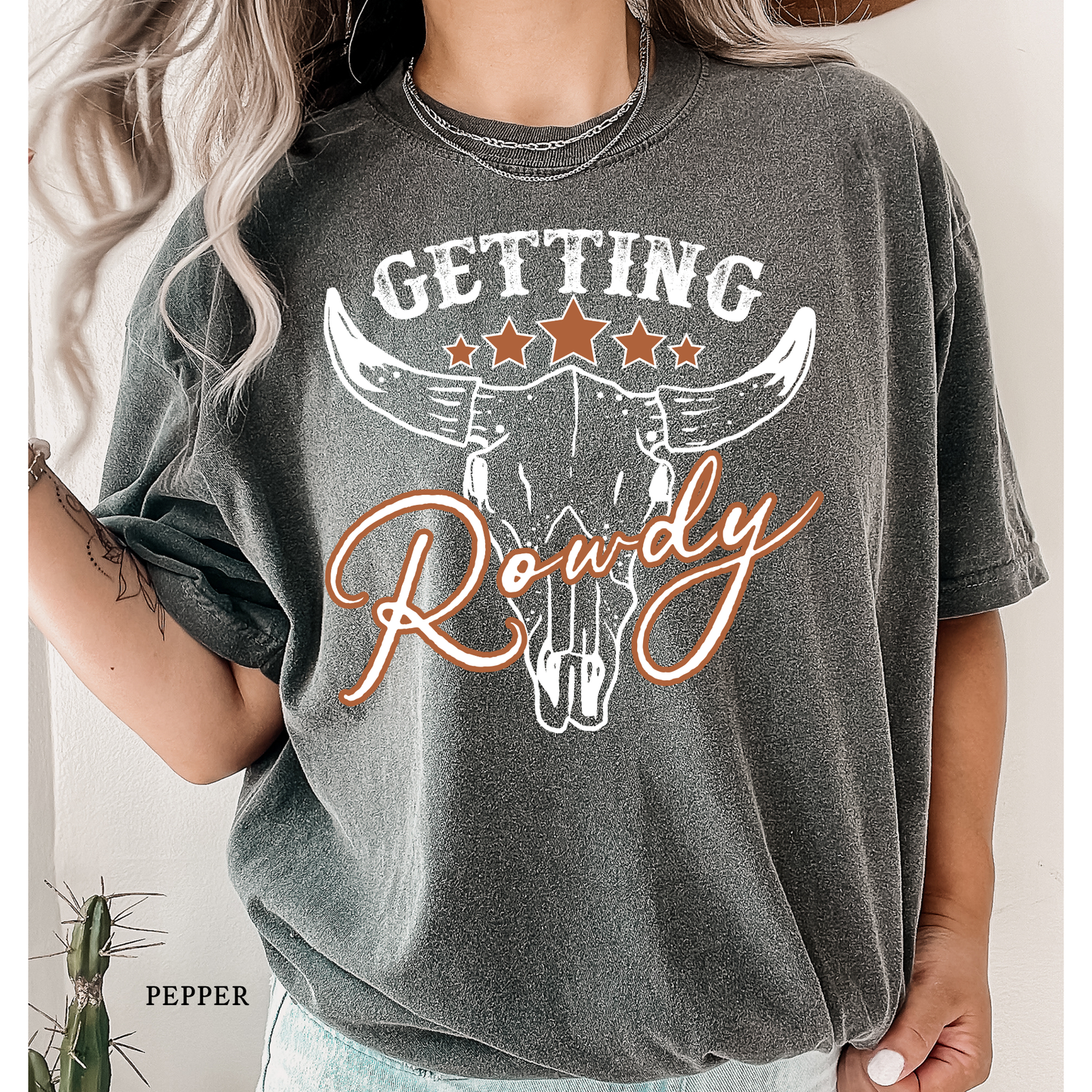 Getting Rowdy | Bridal Party | Bachelorette Party | Comfort Color Short Sleeve Graphic Tees