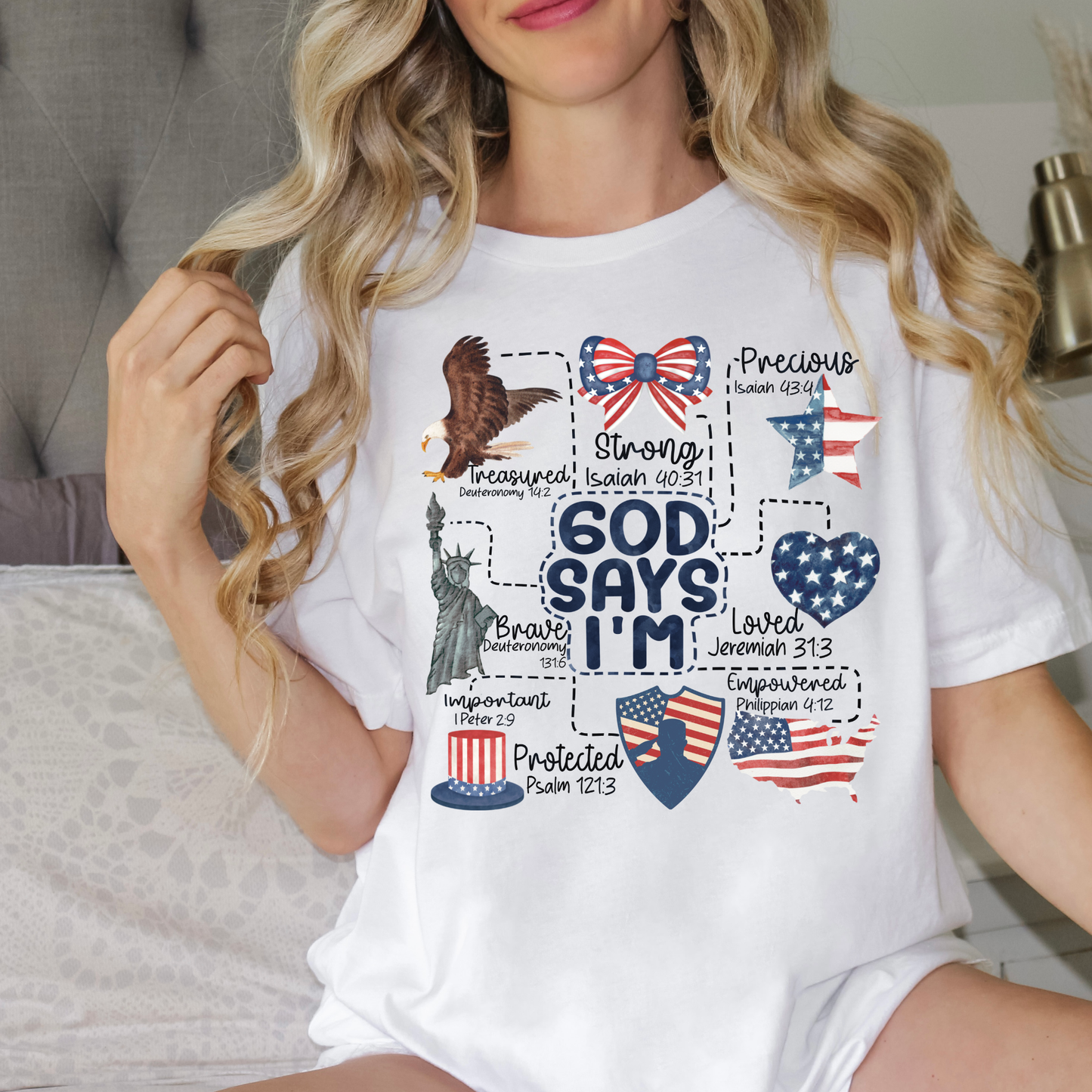 God Says I am | 4th of July | Patriotic | USA |  Kids & Adults