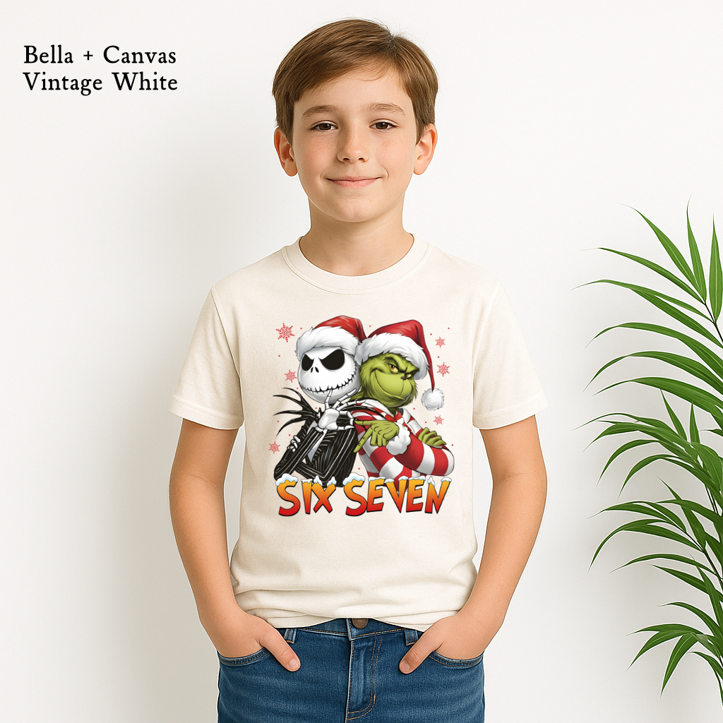 Mean One & Pumpkin King 67 Christmas T-Shirt – Holiday Mashup Tee