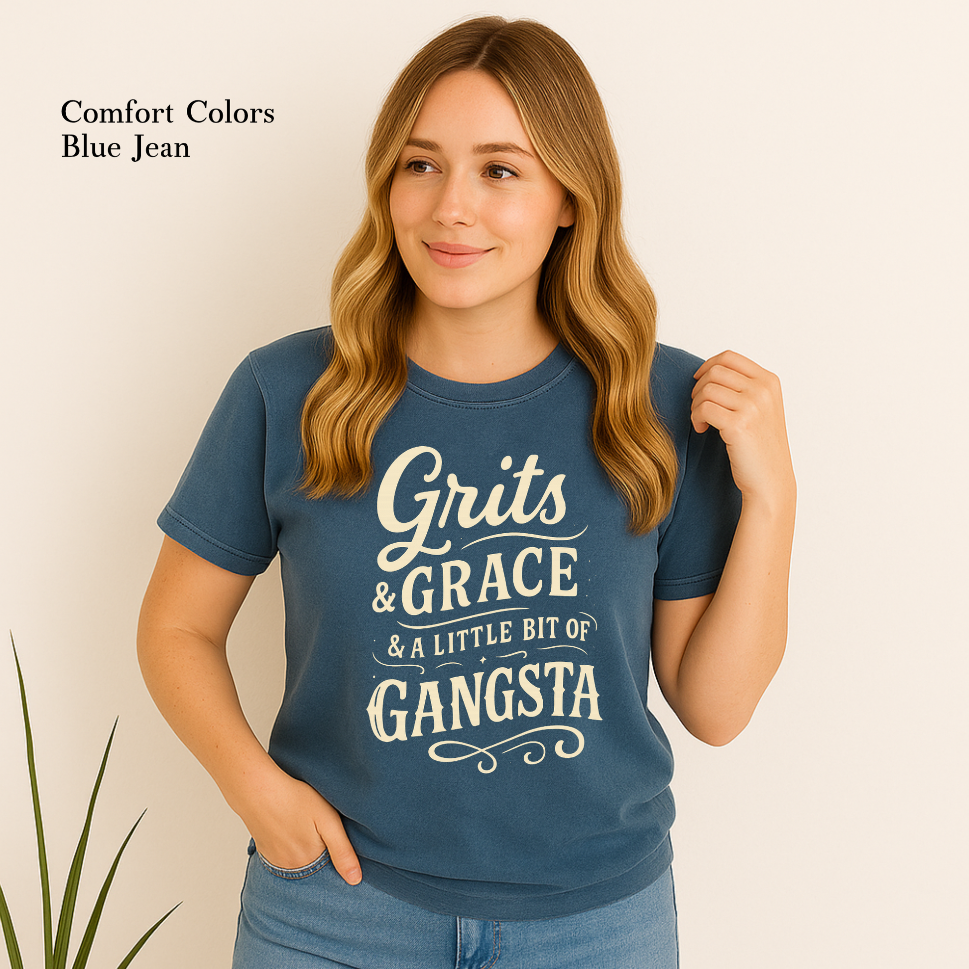 Southern Charm shirt Grits, Grace and Gangsta