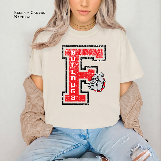 Grunge F  | Fontainebleau High | Bulldogs | Short Sleeve