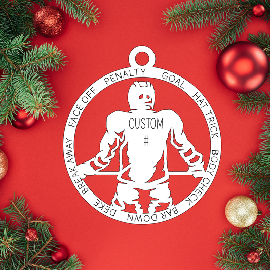 Custom Hockey | Christmas Ornaments
