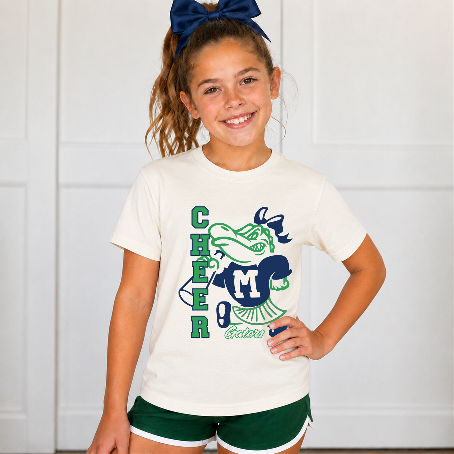 Madisonville Youth Boosters Gators Cheer Mascot Youth  T-Shirt