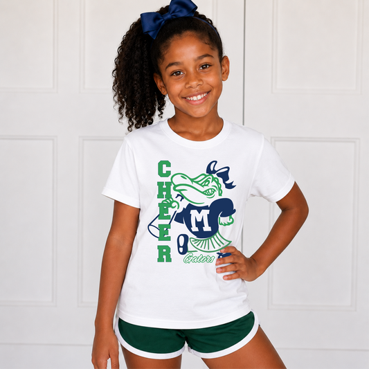 Madisonville Youth Boosters Gators Cheer Mascot Youth  T-Shirt