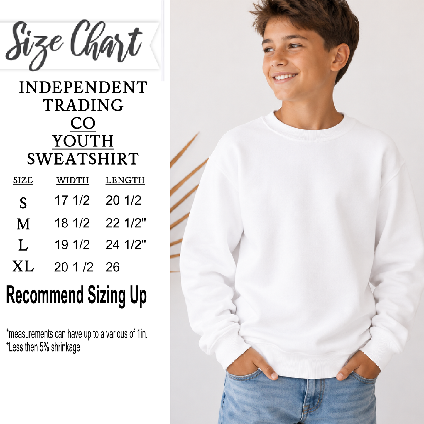 Youth Magnolia Trace Maggie Script Sweatshirt