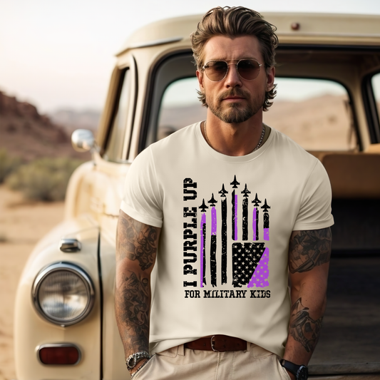 military family support shirt usa flag