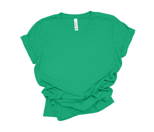 Green Solid Color Bella & Canvas Tees | ADULT | 3001