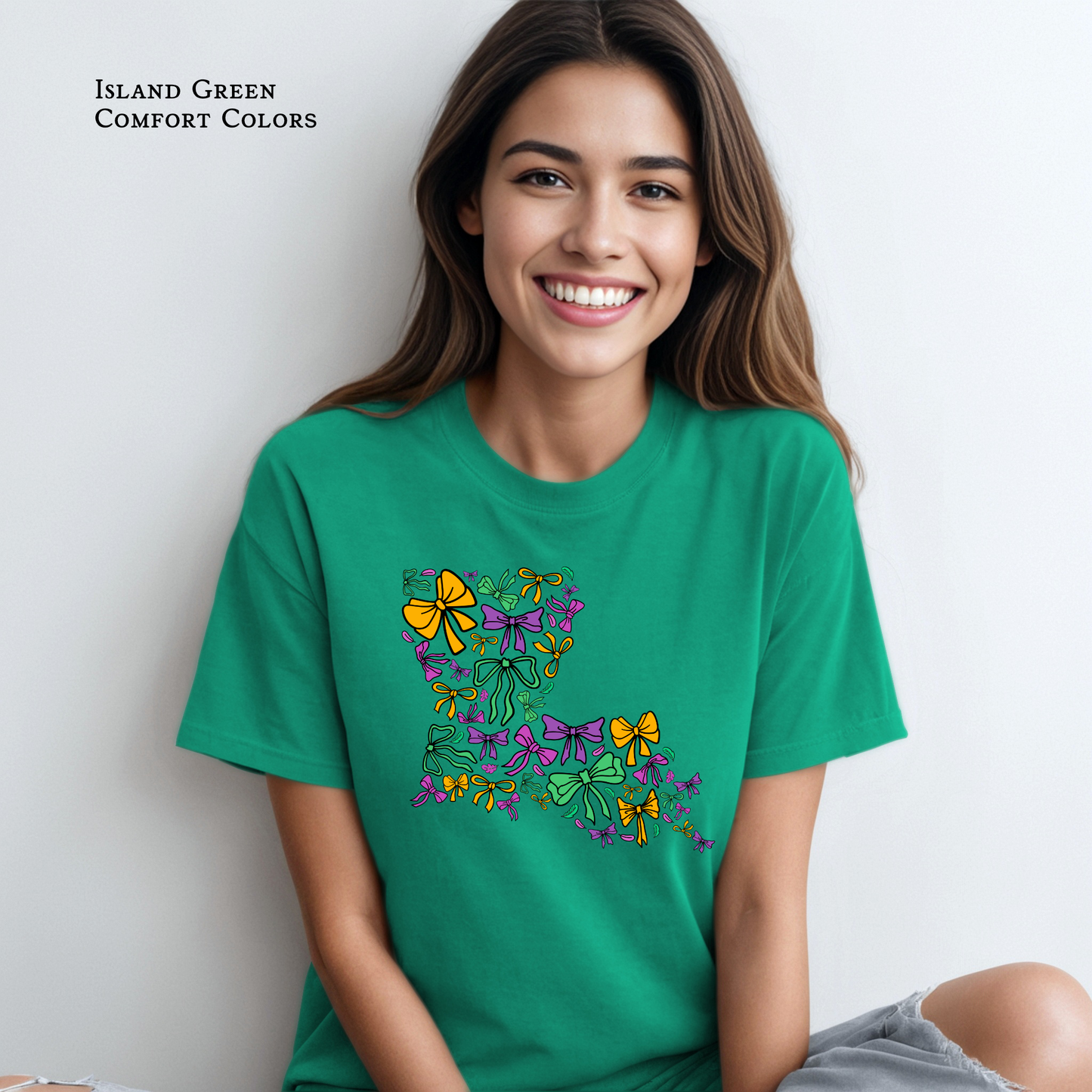 State of Louisiana Vibrant Coquette Bows | Mardi Gras | Adults