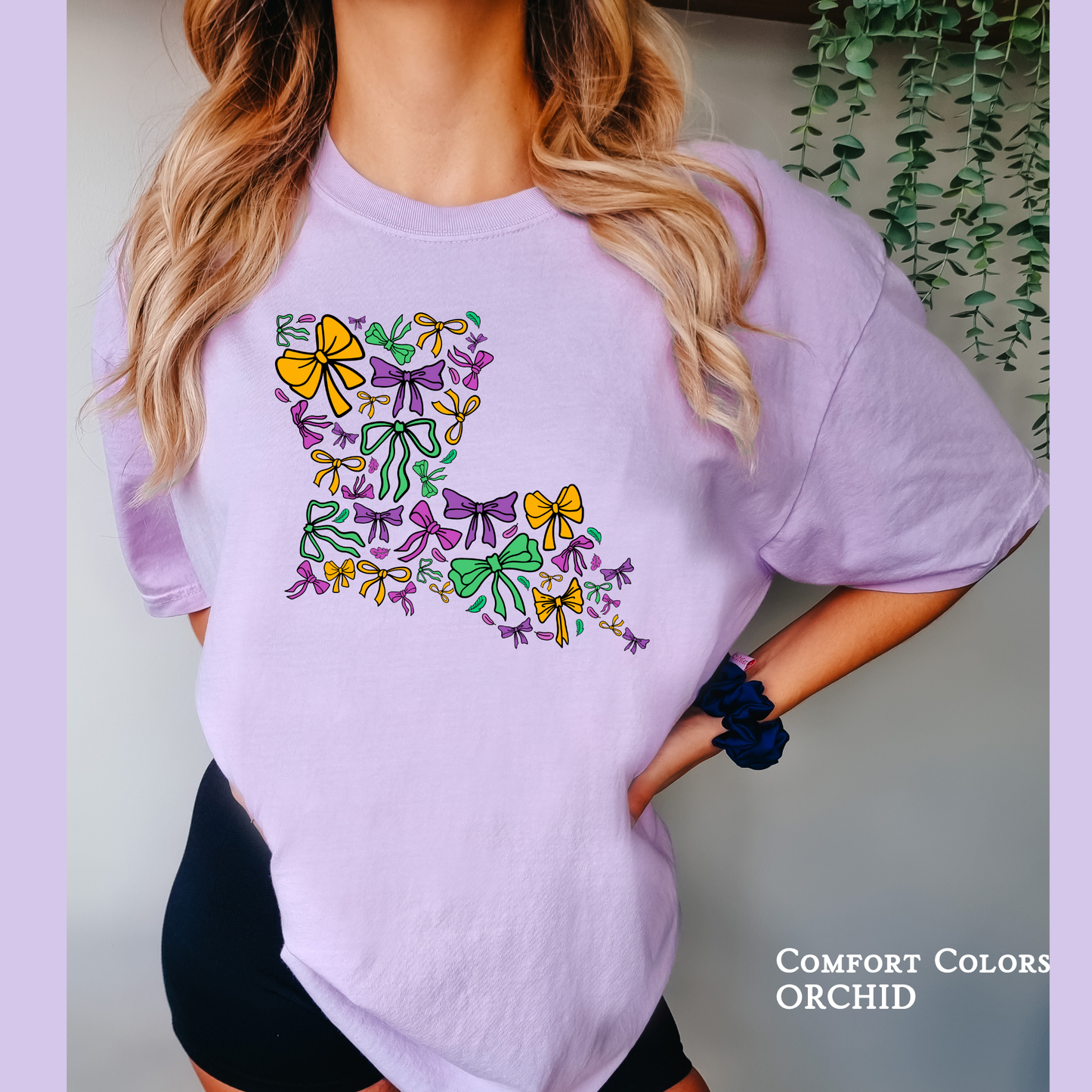 State of Louisiana Vibrant Coquette Bows | Mardi Gras | Adults