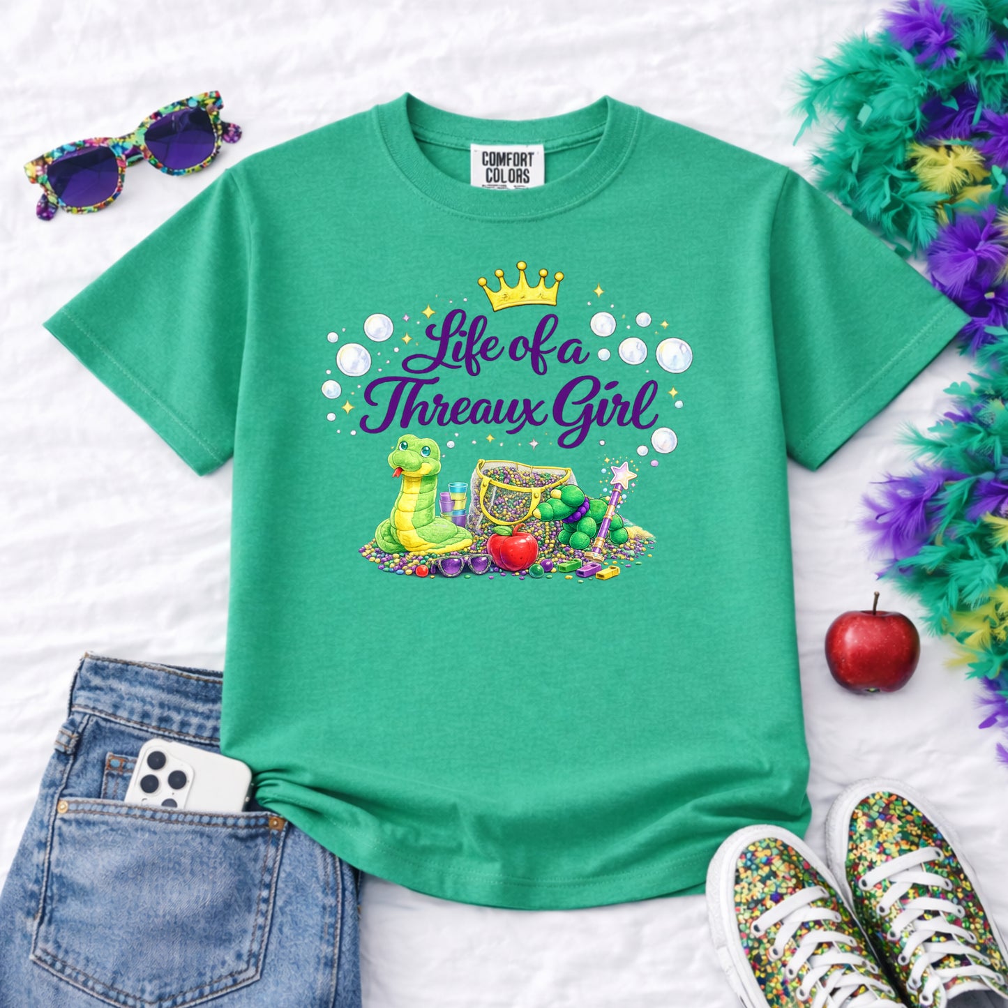 Parade Life - Life of a Threaux Girl Mardi Gras Tee