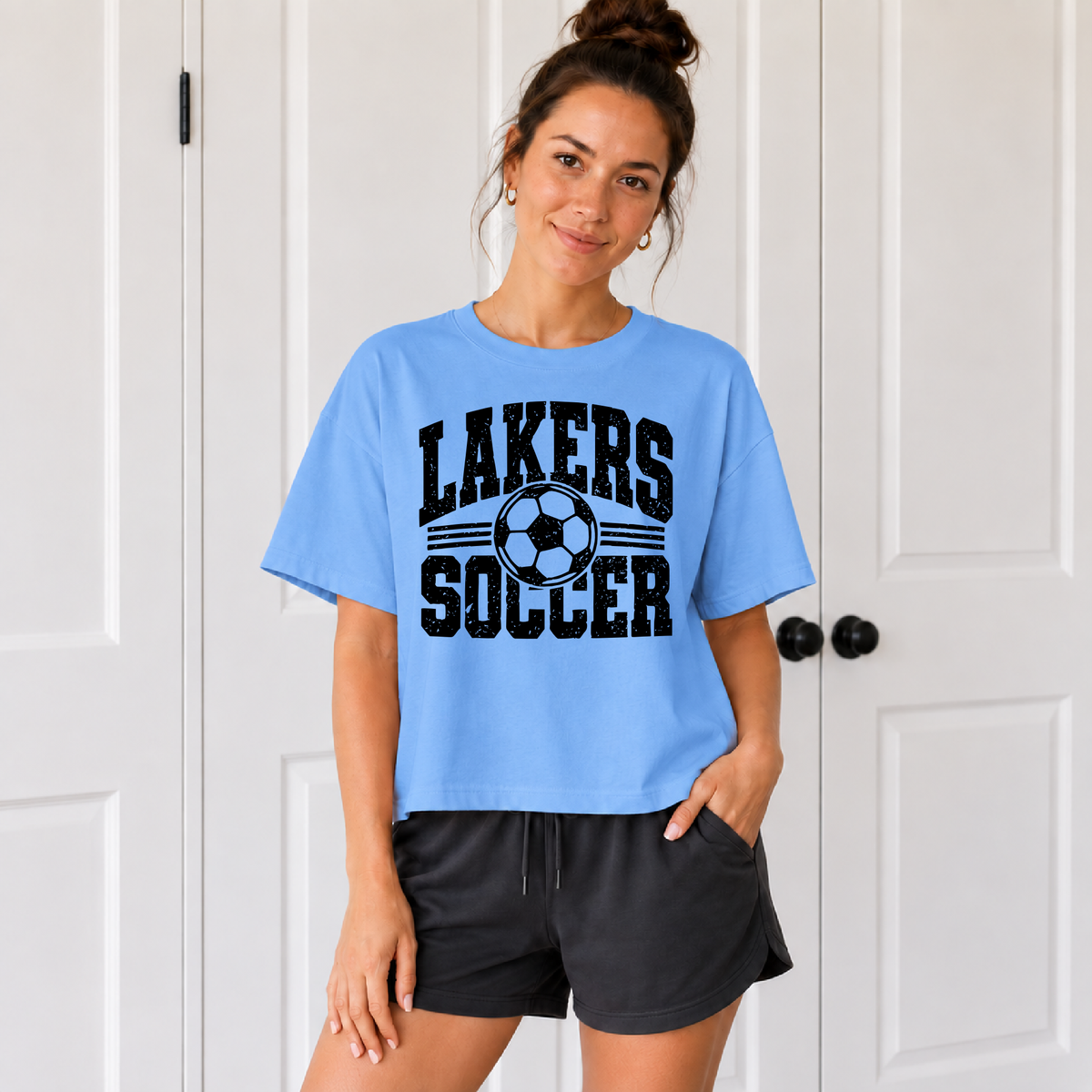 Lakers Soccer Boxy Tee