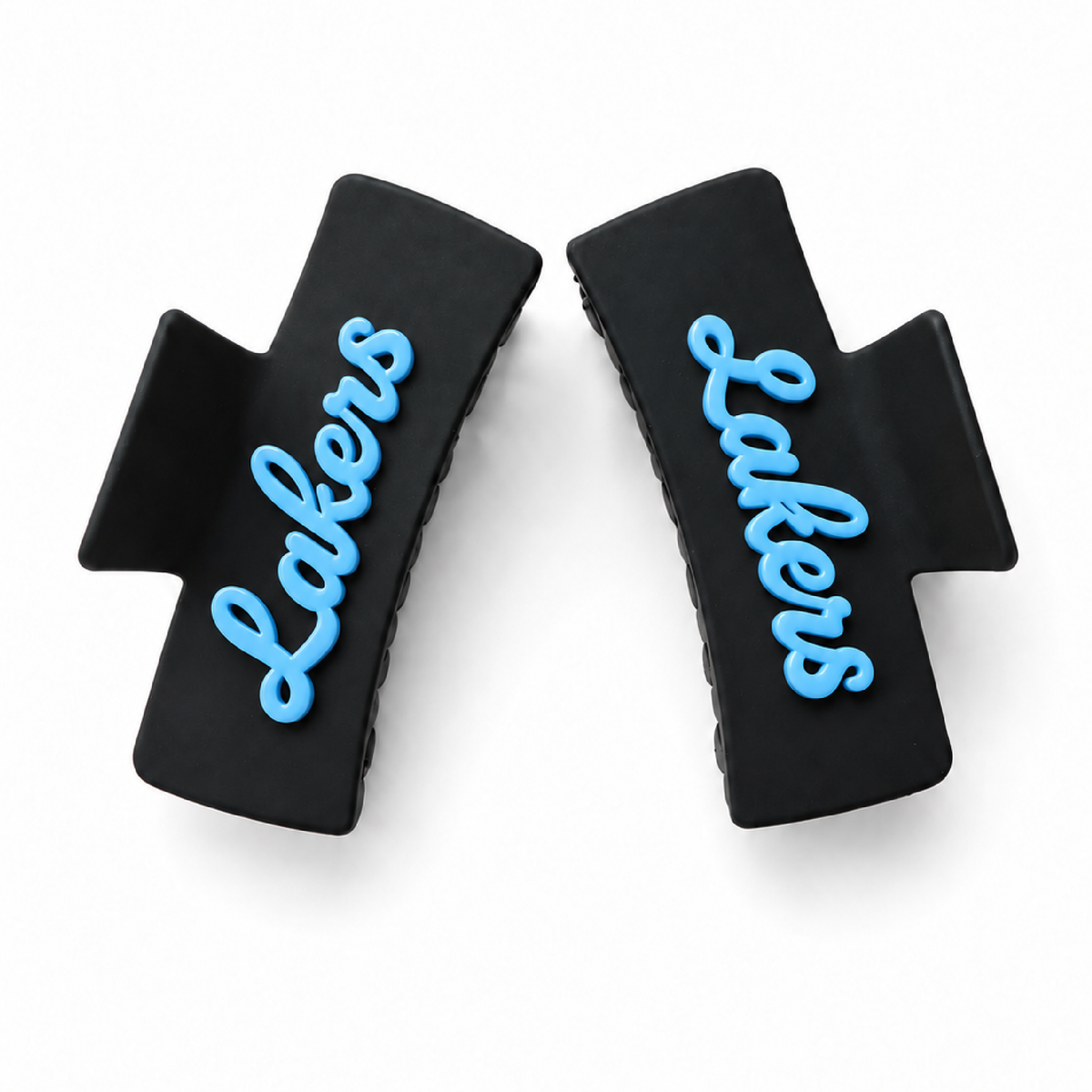 Lakers Black Acrylic Hair Claw Clip