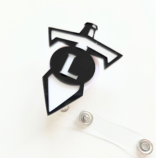 Lakeshore High Titans Acrylic Belt Clip Retractable Badge Reel