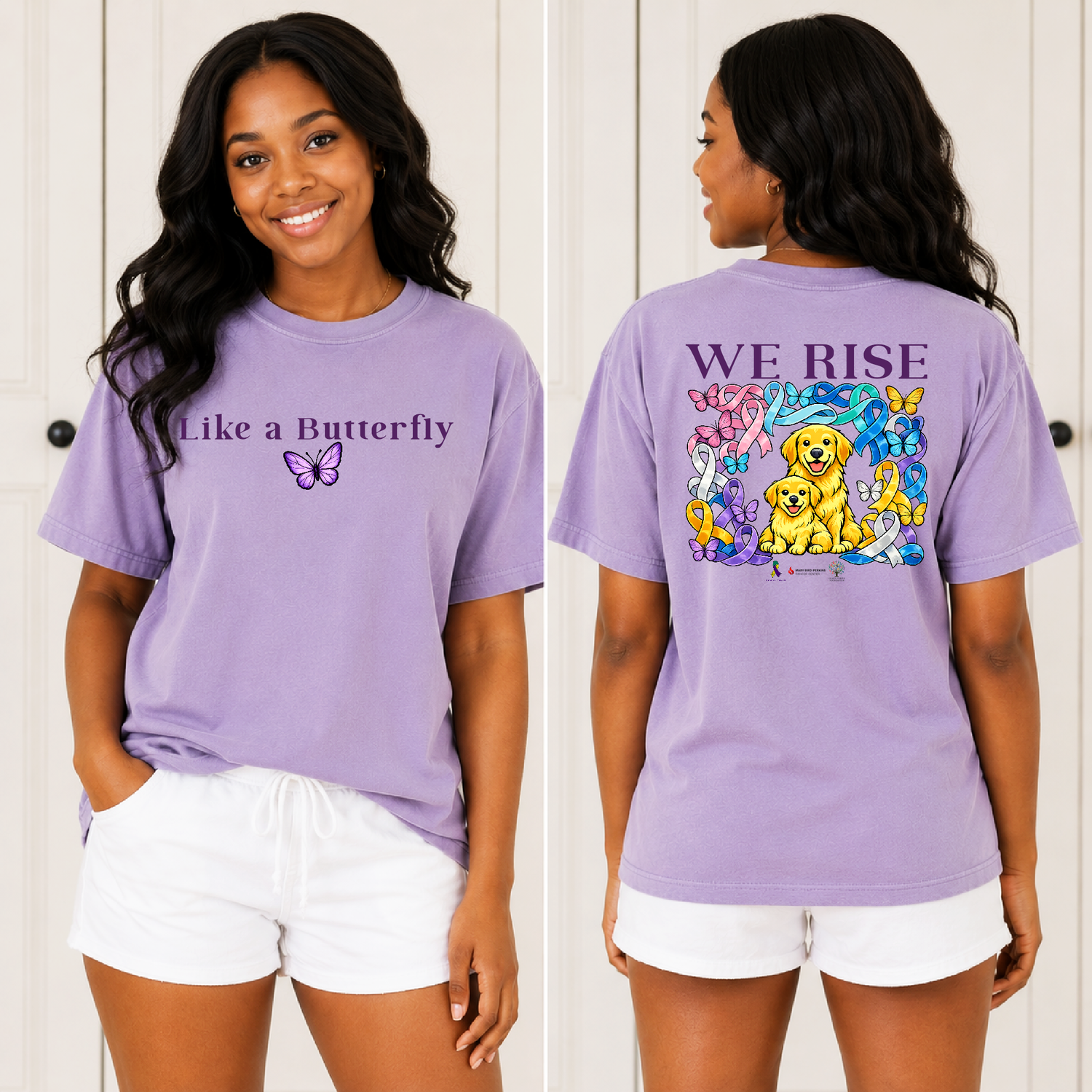 National Cancer Survivor Month butterfly fundraiser shirt Geaux Fight Foundation