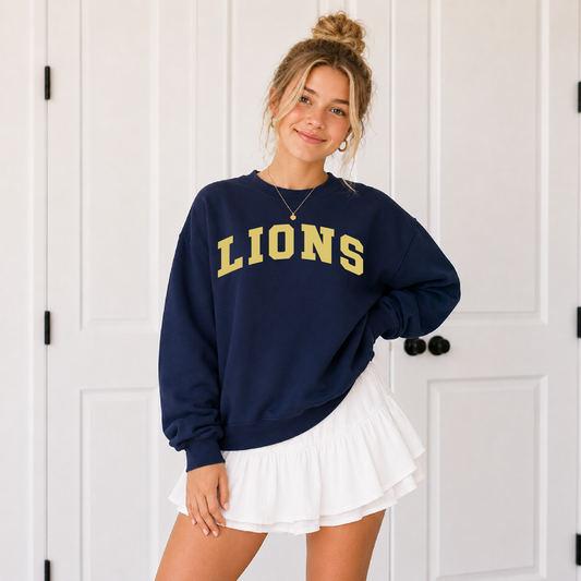LIONS Varsity Sweatshirt Covington High Spirit Wear