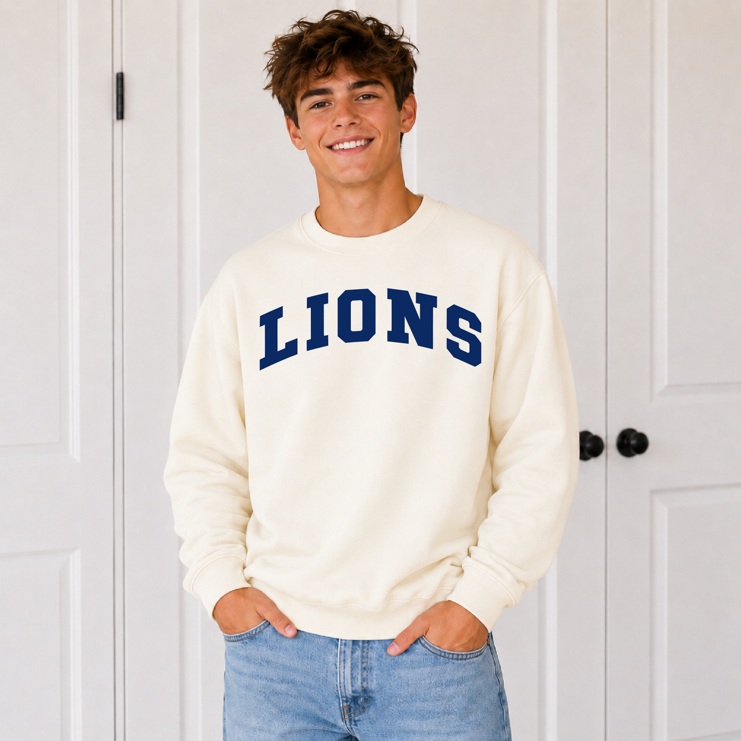 LIONS Varsity Sweatshirt Covington High Spirit Wear