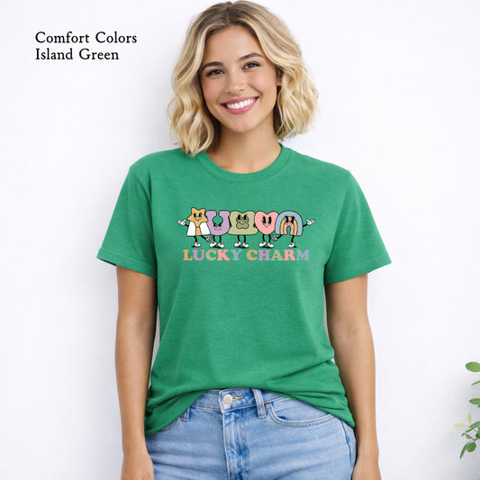 Lucky Charm marshmallow men’s St. Patrick’s Day tee