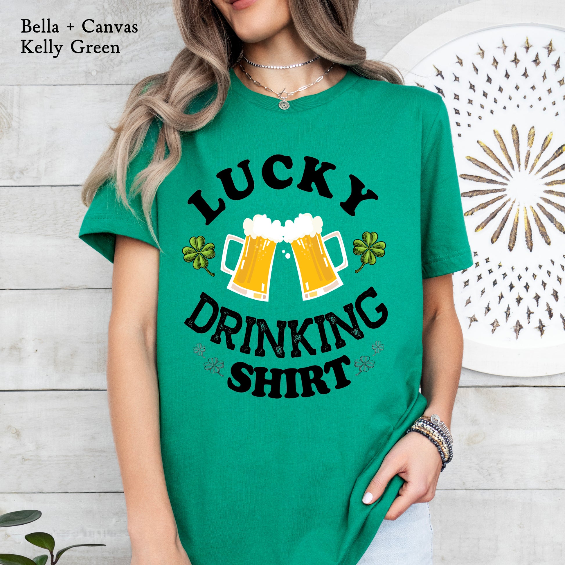 Funny St. Patrick’s Day drinking T-shirt festive Irish celebration shirt