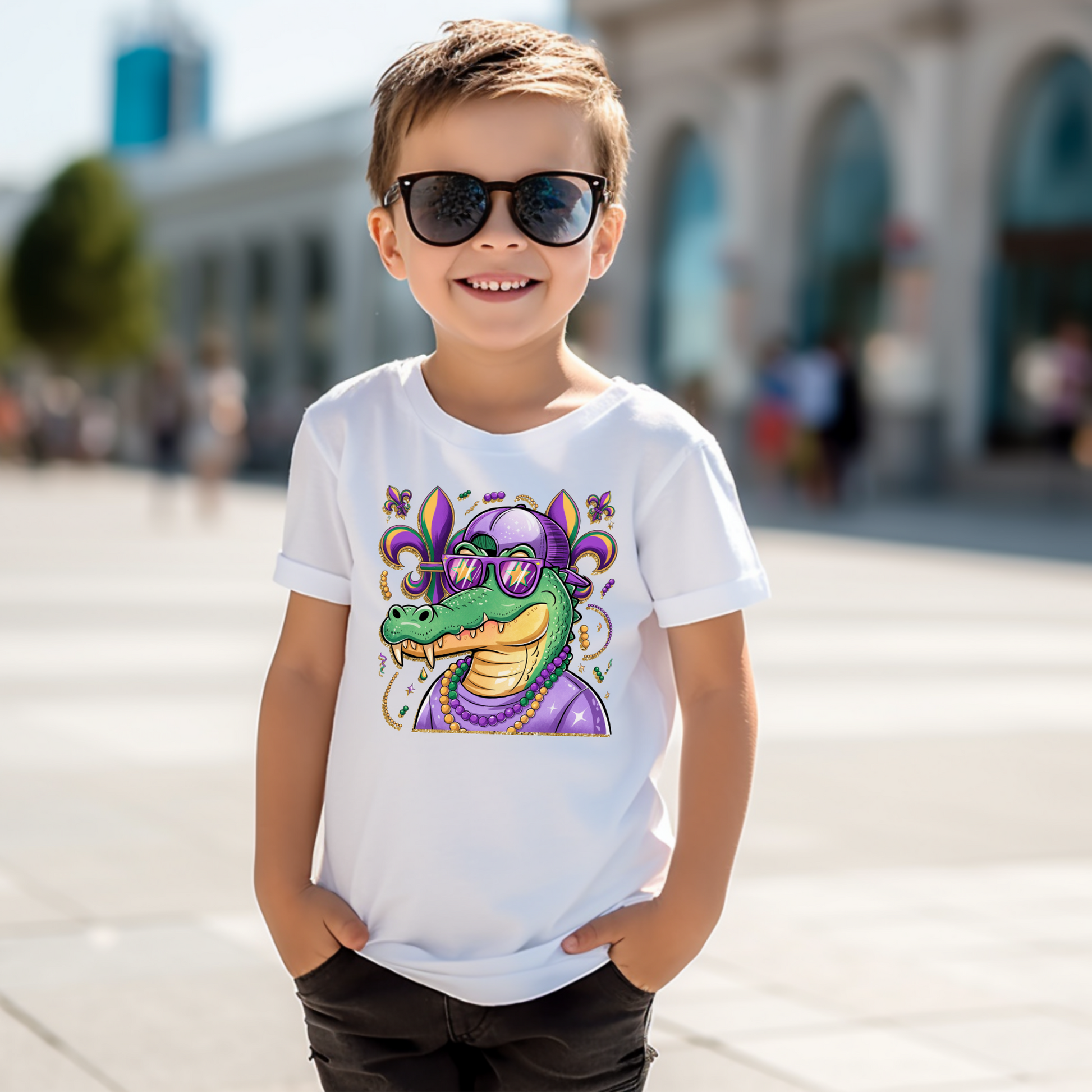 alligator-mardi-gras-youth-tee