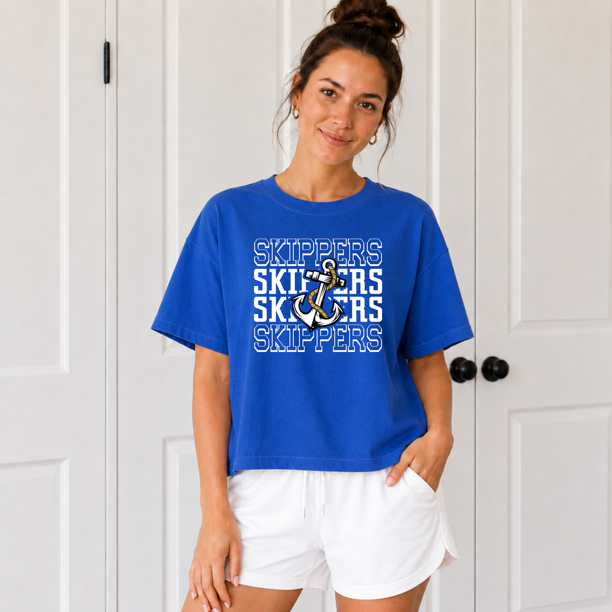 Skippers Repeat Mandeville High Boxy Tee
