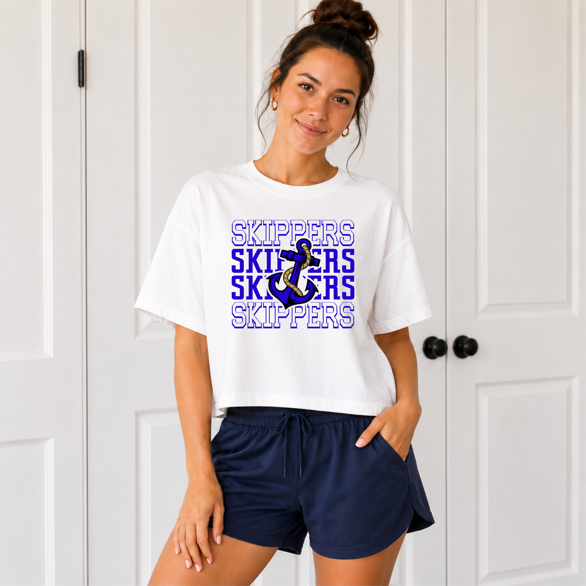 Skippers Repeat Mandeville High Boxy Tee