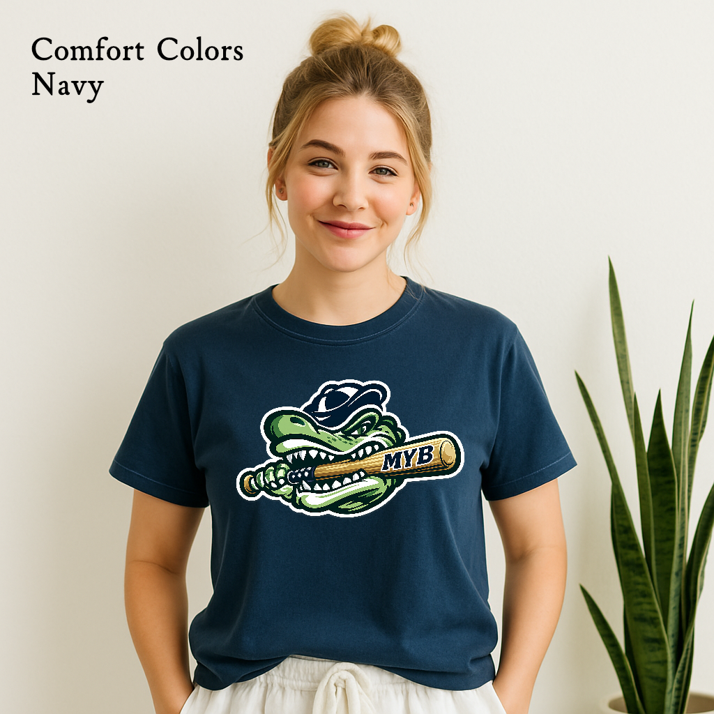 Gators baseball spirit wear Madisonville Youth Boosters Coquille Park shirt