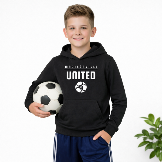 Madisonville United Soccer team hoodie fleece practice sweatshirt