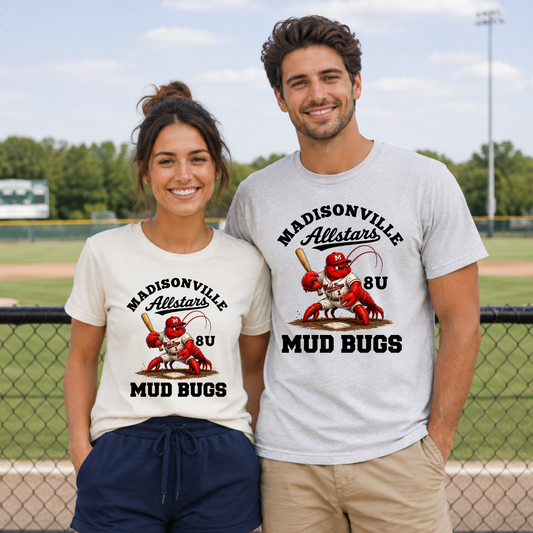 Madisonville Mud Bugs 8U Allstars Baseball Shirt
