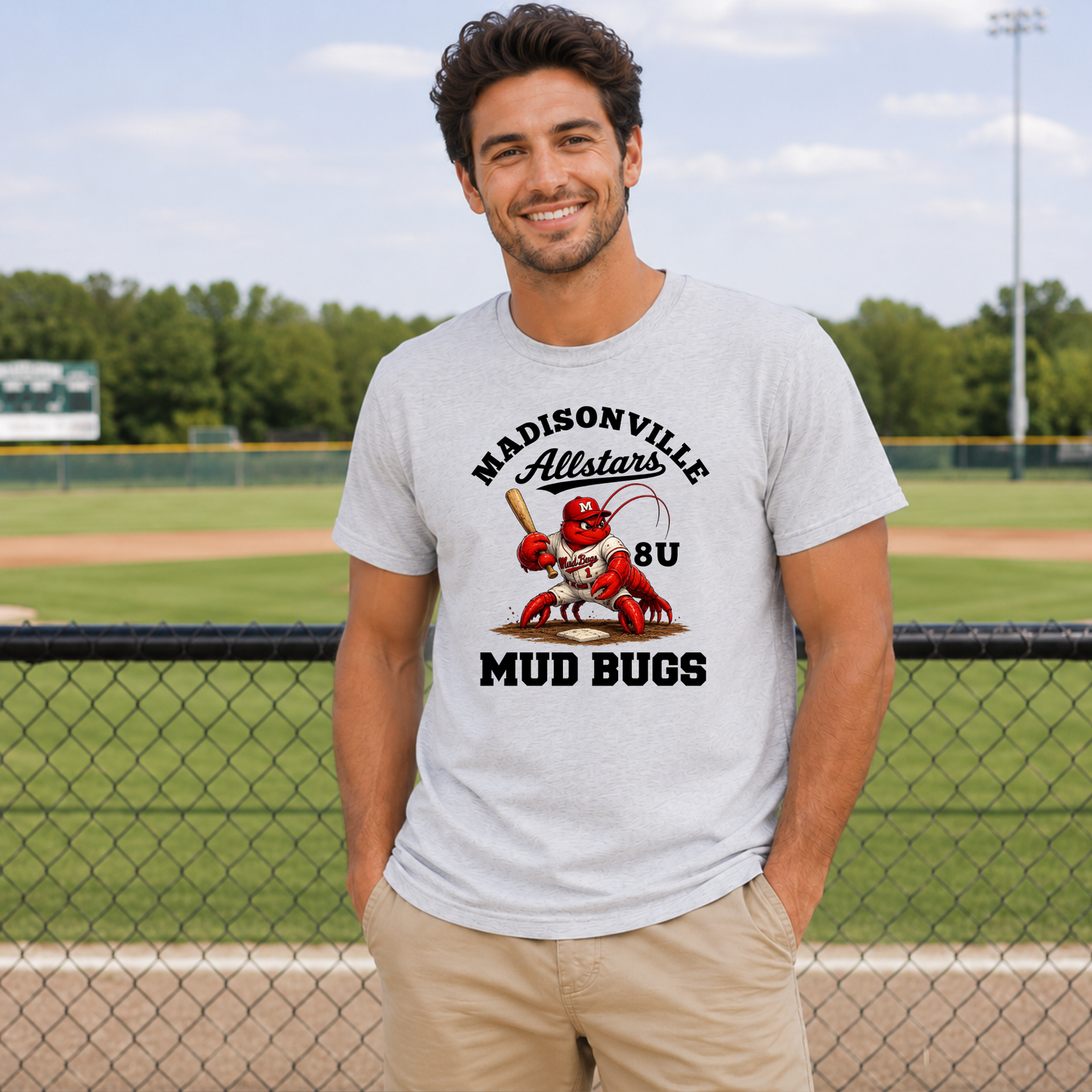 Madisonville Mud Bugs 8U Allstars Baseball Shirt