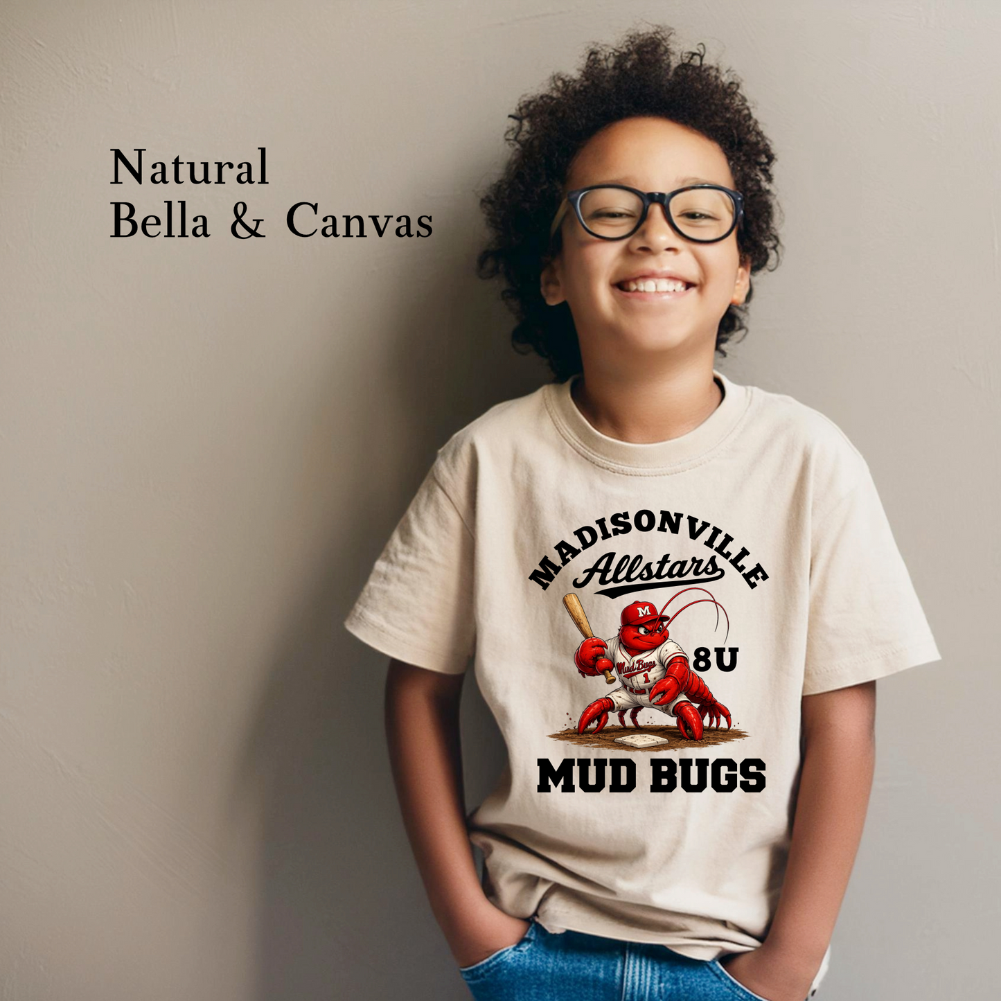 Madisonville Mud Bugs 8U Allstars Baseball Shirt