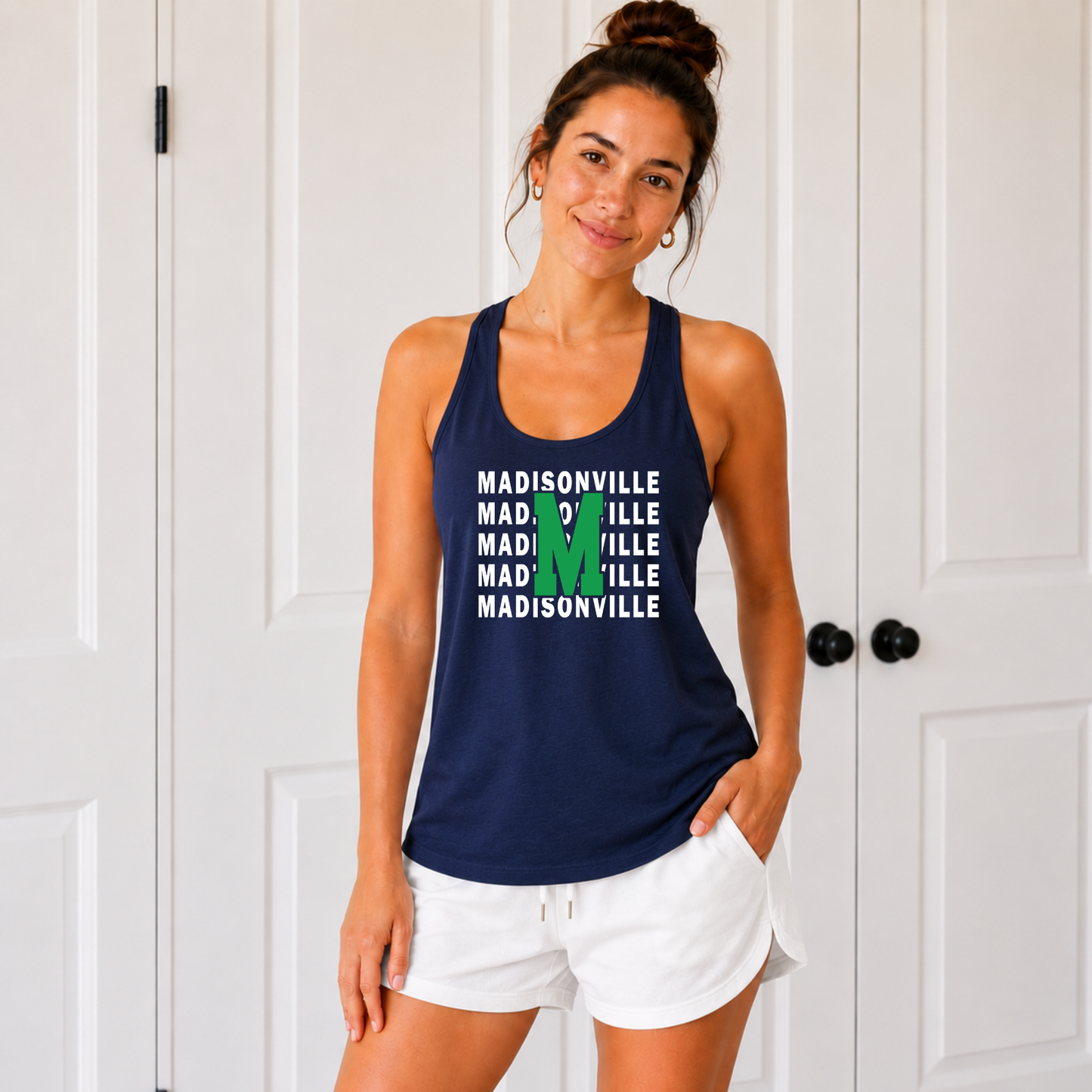 Madisonville Varsity Letter M  Racerback Tank – Gators Spiritwear
