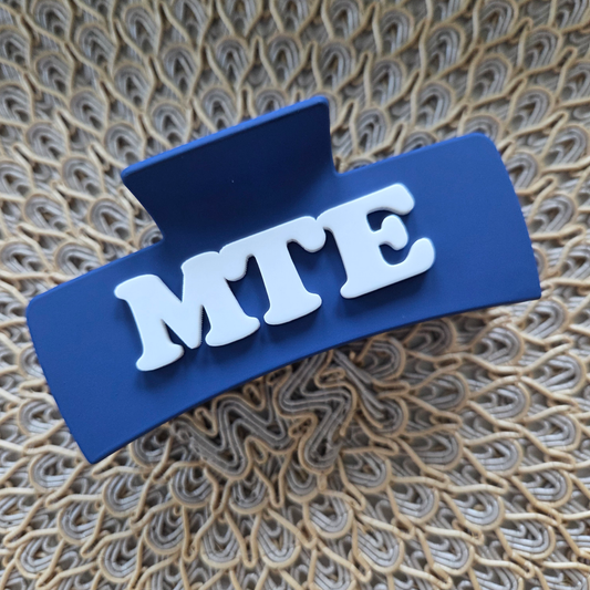MTE Magnolia Trace Elementary Acrylic Hair Accessory Double Sided Claw Clips