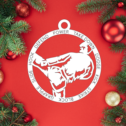 Male Martial Arts | Christmas Ornaments