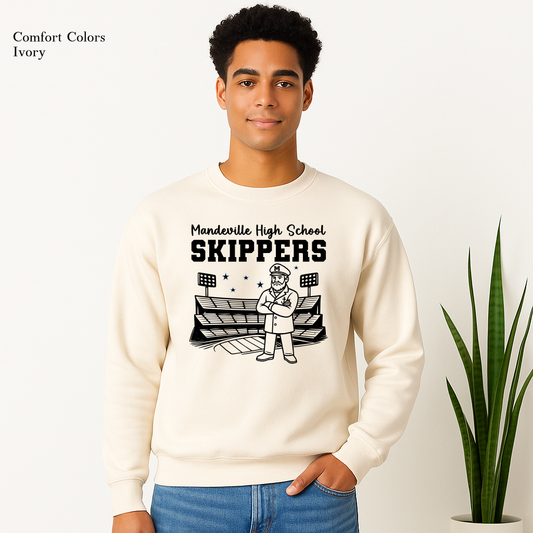 Friday Night Lights Football Sweatshirt – Mandeville Skippers Spiritwear