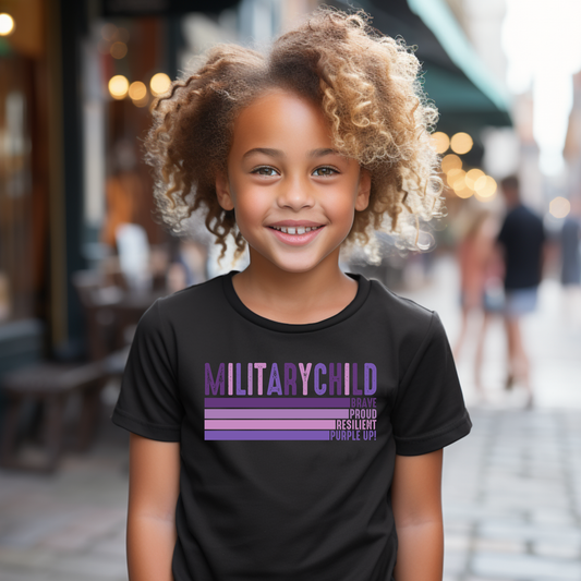 Military Child | Brave | Proud | Resilient | Month of the Military Child | Kids | MOTMC