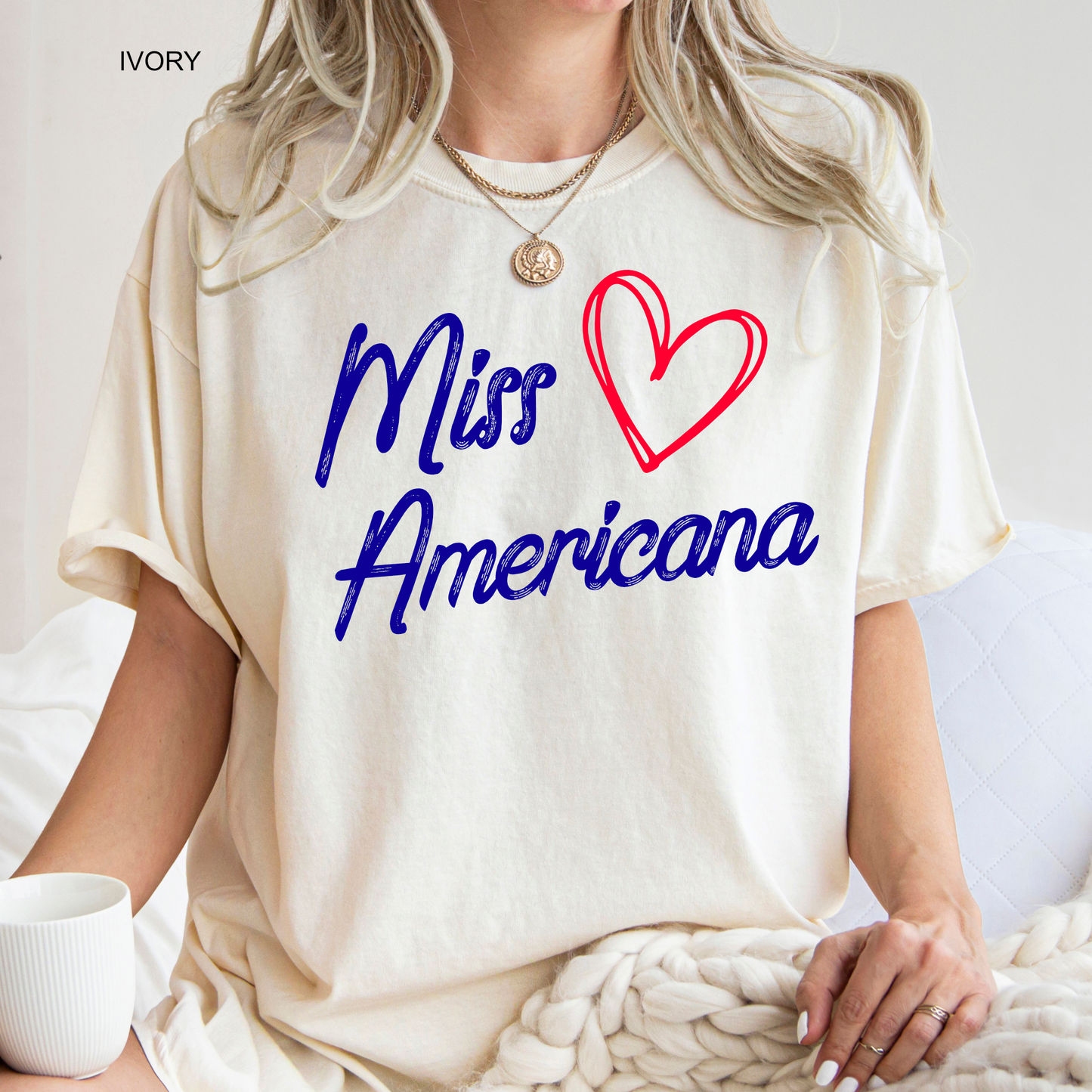 Miss Americana Heart | Adult & Youth Comfort Colors Tee