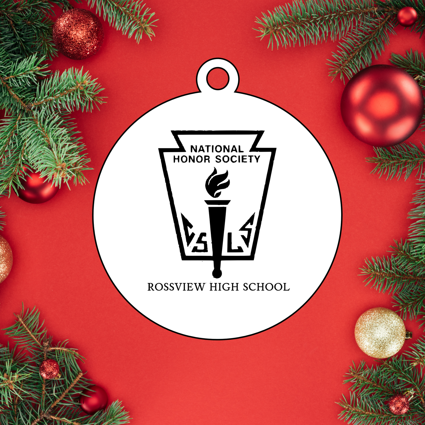 National Honor Society | Rossview High School Christmas Ornaments
