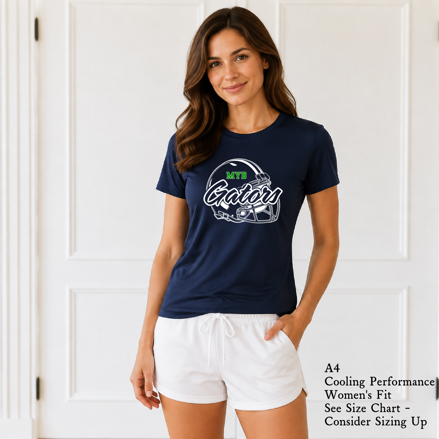 A4 Performance Cooling Tee - MYB Gators Football Helmet