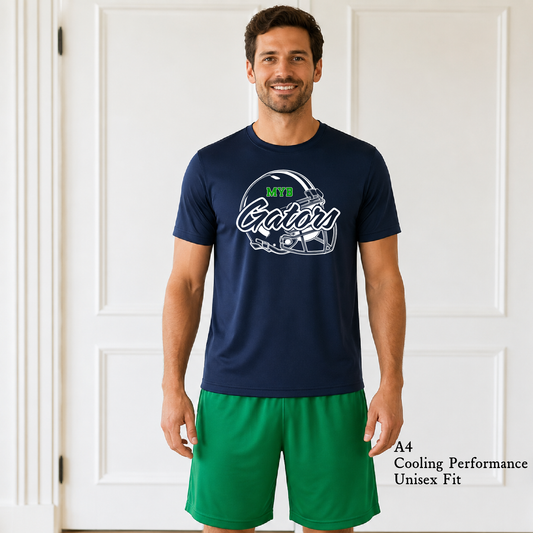 A4 Performance Cooling Tee - MYB Gators Football Helmet